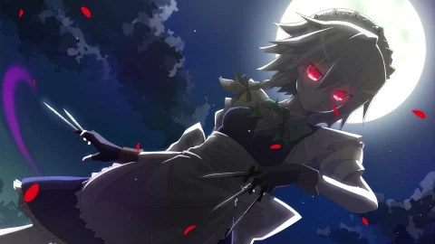 PC Sakuya Izayoi Touhou Project Live Wallpaper Free - Free Live Wallpaper