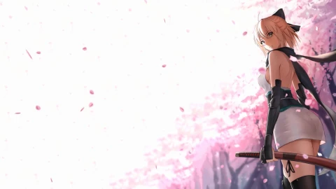 PC Sakura Saber Live Wallpaper Free - Free Live Wallpaper