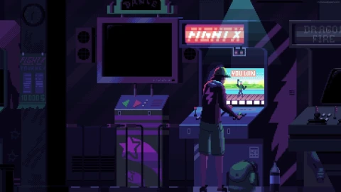 PC Pixel Arcade Gamer Live Wallpaper Free - Free Live Wallpaper