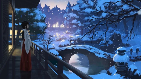 PC Snowing Outside Live Wallpaper Free - Free Live Wallpaper