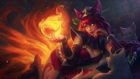 PC Ahri Fireball LoL Live Wallpaper Free - Free Live Wallpaper