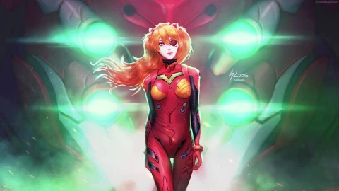 PC Asuka Evangelion Live Wallpaper Free - Free Live Wallpaper
