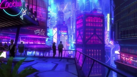 PC Neon City Live Wallpaper Free - Free Live Wallpaper