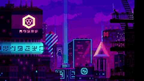 PC 8 Bit Night City Live Wallpaper Free - Free Live Wallpaper