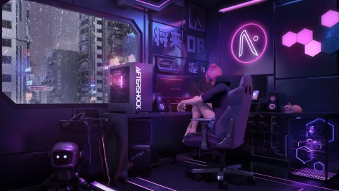 PC Futuristic Game Room 1 Live Wallpaper Free - Free Live Wallpaper
