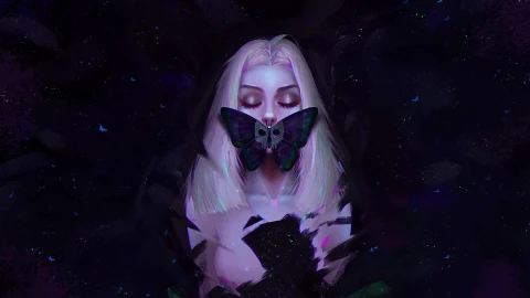 PC Neon Moths Live Wallpaper Free - Free Live Wallpaper
