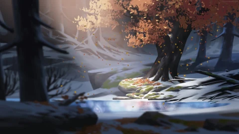 PC Falling Brown Leaves Live Wallpaper Free - Free Live Wallpaper