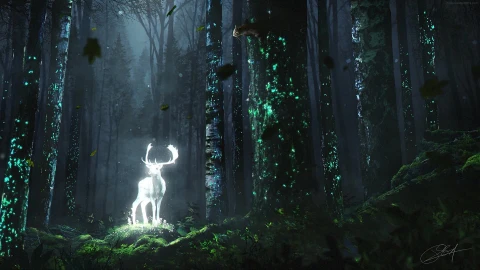 PC  Fantasy Wild Deer Live Wallpaper Free - Free Live Wallpaper