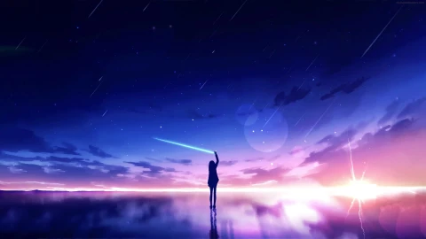 PC Drawing a Shooting Star Live Wallpaper Free - Free Live Wallpaper
