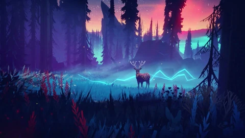 PC Among Trees Live Wallpaper Free - Free Live Wallpaper