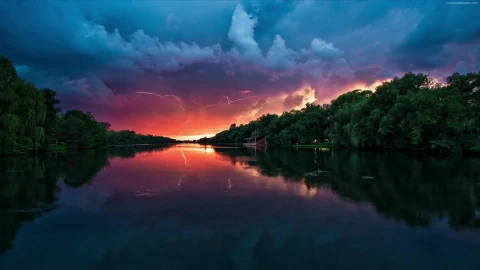 PC Storm Reflection Live Wallpaper Free - Free Live Wallpaper