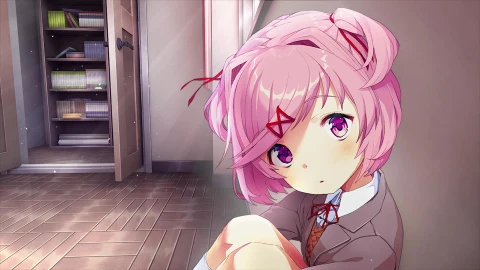PC Natsuki Doki Doki Literature Club Live Wallpaper Free - Free Live Wallpaper