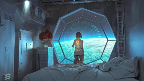 PC Space Room Live Wallpaper Free - Free Live Wallpaper