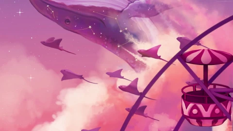 PC Pink Whales and Sting Rays Live Wallpaper Free - Free Live Wallpaper