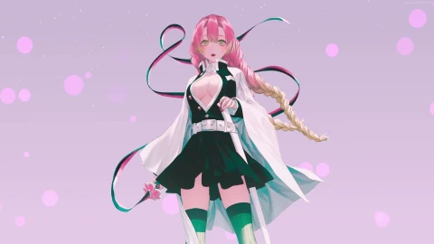 PC Mitsuri Kanroji Live Wallpaper Free - Free Live Wallpaper