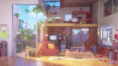 PC Anime Living Room Live Wallpaper Free - Free Live Wallpaper