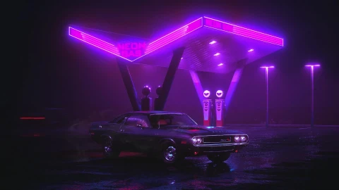 PC Neon Car 1 Live Wallpaper Free - Free Live Wallpaper