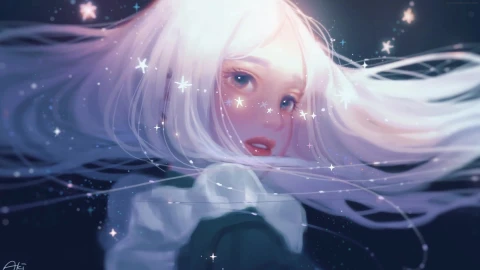 PC Starry Girl Live Wallpaper Free - Free Live Wallpaper