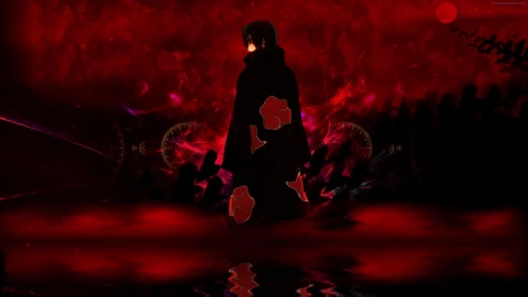 PC Itachi Uchiha Red Live Wallpaper Free - Free Live Wallpaper