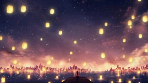 PC Night Lanterns Live Wallpaper Free - Free Live Wallpaper