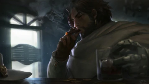 PC McCree Smoking Overwatch Live Wallpaper Free - Free Live Wallpaper