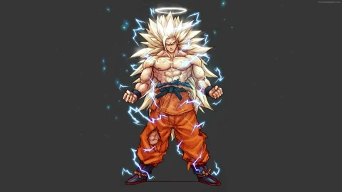 PC Goku Super Saiyan 3 DBZ 1 Live Wallpaper Free - Free Live Wallpaper