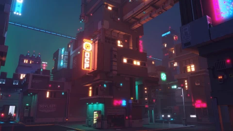 PC Cityscape Cyberpunk Live Wallpaper Free - Free Live Wallpaper