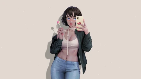 PC Lollipop Selfie Live Wallpaper Free - Free Live Wallpaper