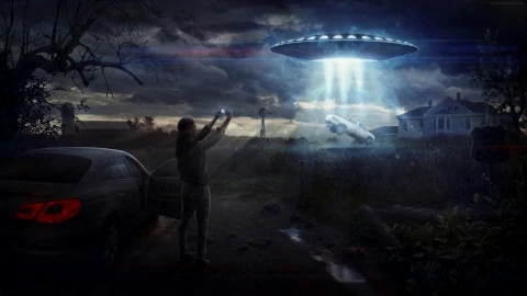PC UFO Sighting Live Wallpaper Free - Free Live Wallpaper