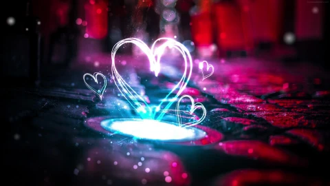 PC  Electric Heart Live Wallpaper Free - Free Live Wallpaper