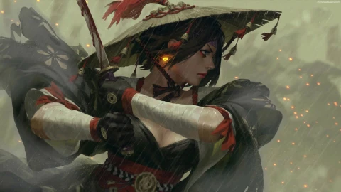 PC War Samurai Girl Live Wallpaper Free - Free Live Wallpaper