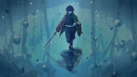 PC Giyu Tomioka Kimetsu no Yaiba 1 Live Wallpaper Free - Free Live Wallpaper