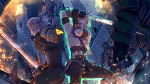 PC  Ciri Geralt The Witcher Live Wallpaper Free - Free Live Wallpaper