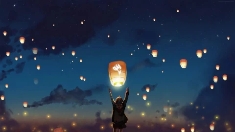PC Sky Lanterns Live Wallpaper Free - Free Live Wallpaper