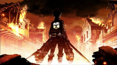 PC Town Fire Attack on Titan Live Wallpaper Free - Free Live Wallpaper