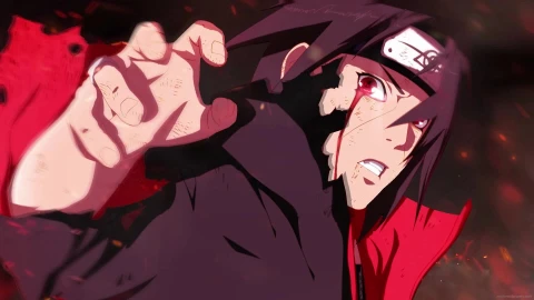 PC Itachi Uchiha Flames Live Wallpaper Free - Free Live Wallpaper