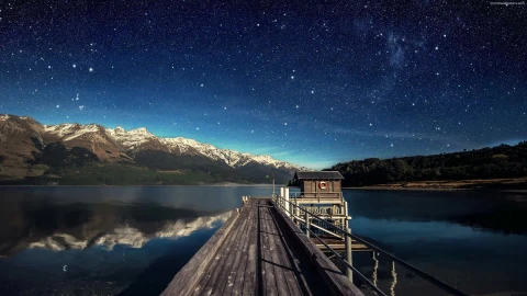 PC Peaceful Jetty Night Live Wallpaper Free - Free Live Wallpaper