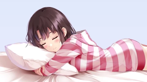 PC Sleeping Megumi Katou Live Wallpaper Free - Free Live Wallpaper