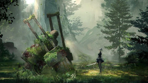 PC Forest Robot Nier Automata Live Wallpaper Free - Free Live Wallpaper