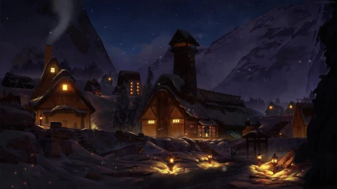 PC Snow Village Live Wallpaper Free - Free Live Wallpaper