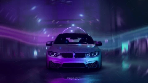 PC BMW M4 Particles Live Wallpaper Free - Free Live Wallpaper