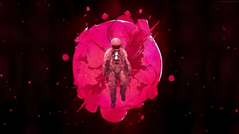 PC Pink Space Man Live Wallpaper Free - Free Live Wallpaper