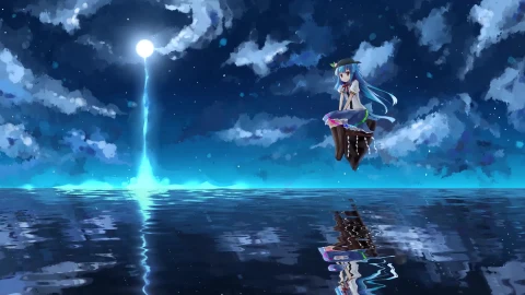 PC Cute Anime Girl Project Touhou Live Wallpaper Free - Free Live Wallpaper