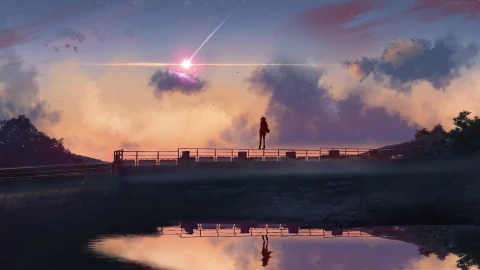PC Evening Falling Star Live Wallpaper Free - Free Live Wallpaper