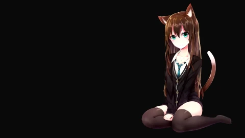 PC Anime Cat Girl Live Wallpaper Free - Free Live Wallpaper