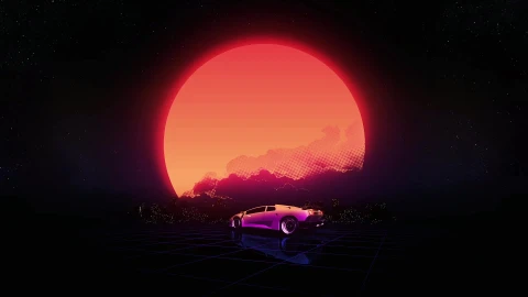 PC Retro Ride Live Wallpaper Free - Free Live Wallpaper