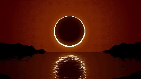 PC Pixel Eclipse Live Wallpaper Free - Free Live Wallpaper