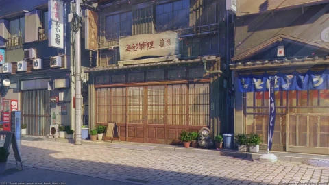 PC Japanese Restaurant Day and Night Live Wallpaper Free - Free Live Wallpaper