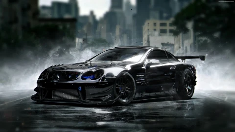 PC Black Race Car Live Wallpaper Free - Free Live Wallpaper