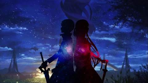 PC Kirito Asuna Sword Art Online Live Wallpaper Free - Free Live Wallpaper
